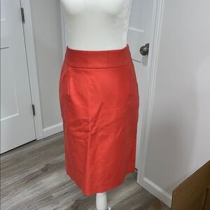 Jcrew women’s size 6 peach pencil skirt with pockets